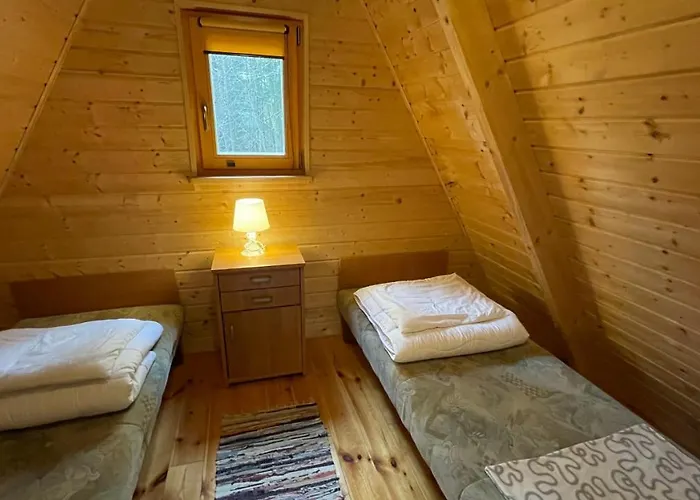 Letniskowe Maja بيت خشبي *